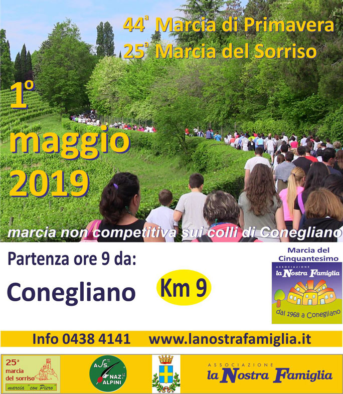 2019 CONEGLIANO MARCIA DI PRIMAVERA MARCIA DEL SORRISO