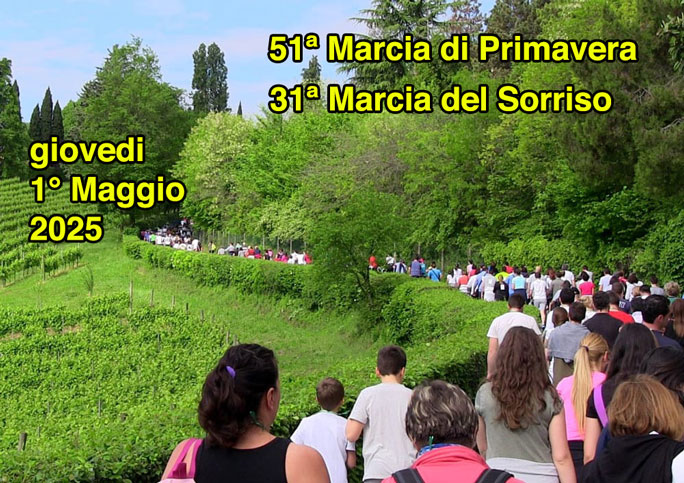 2025 CONEGLIANO MARCIA NON COMPETITVA DI PRIMAVERA MARCIA DEL SORRISO