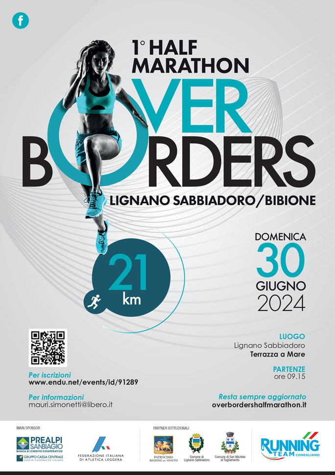 2024 over borders half marathon lignano bibione