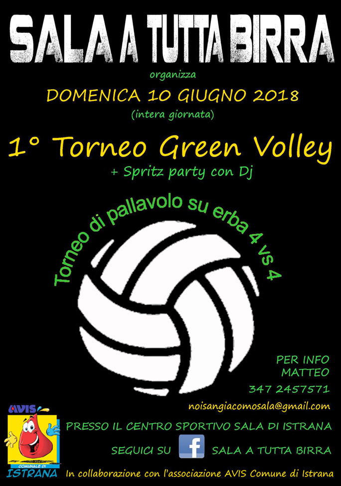2018 pallavolo torneo green volley a sala di istrana