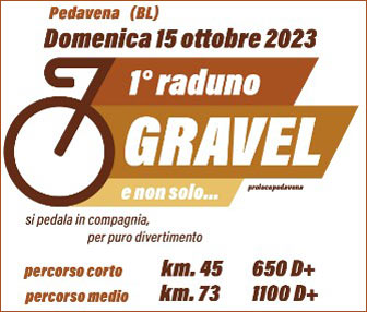 2023 pedavena 1° raduno gravel