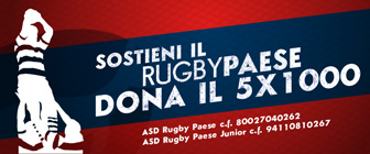 rugby paese dona il 5x1000