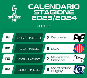 2023 2024 rugby challenge cup calendario stagione 