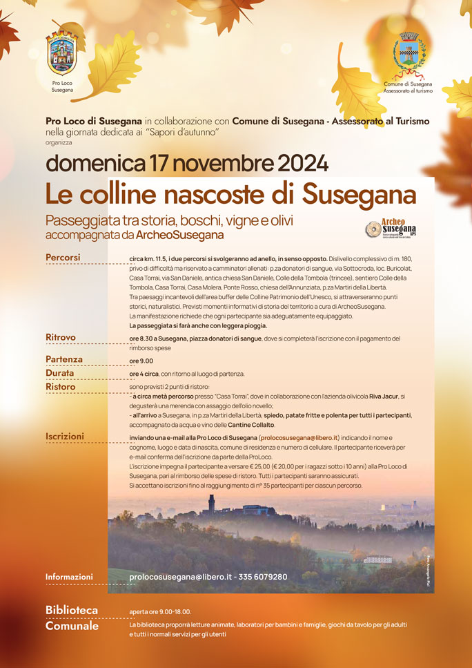 2025 SUSEGANA PASSEGGIATA LE COLLINE NASCOSTE