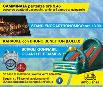 2024 TREVISO CAMMINATA SULLE RIVE DEL BOTTENIGA programma