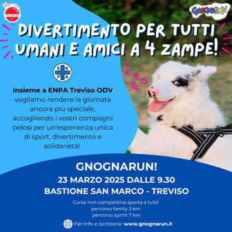 2025 TREVISO GNOGNA RUN amici a 4 zampe