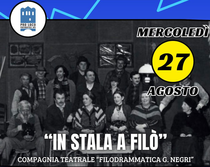 FILODRAMMATICA GUIDO NEGRI in stala a far filò