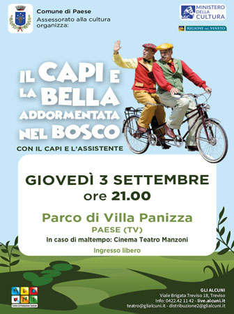 paese spettacolo teatrale il capi e la bella addormentata nel bosco