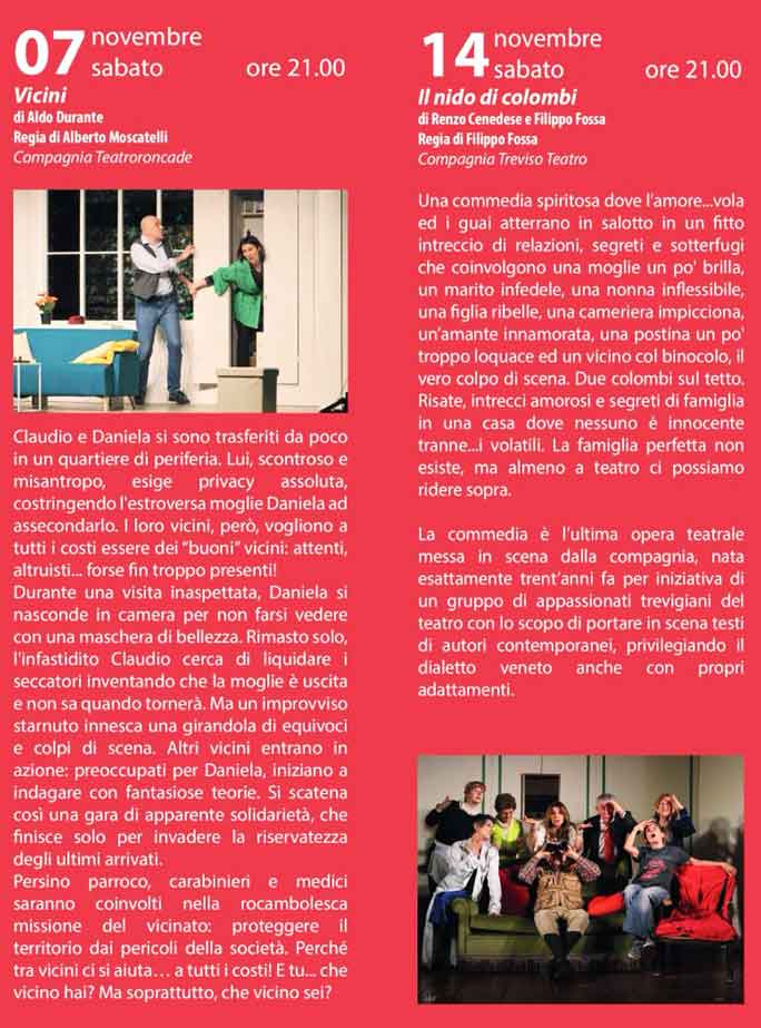 maserada sul palco rassegna di teatro maserada sul palco spettacoli novembre 7 e 14
