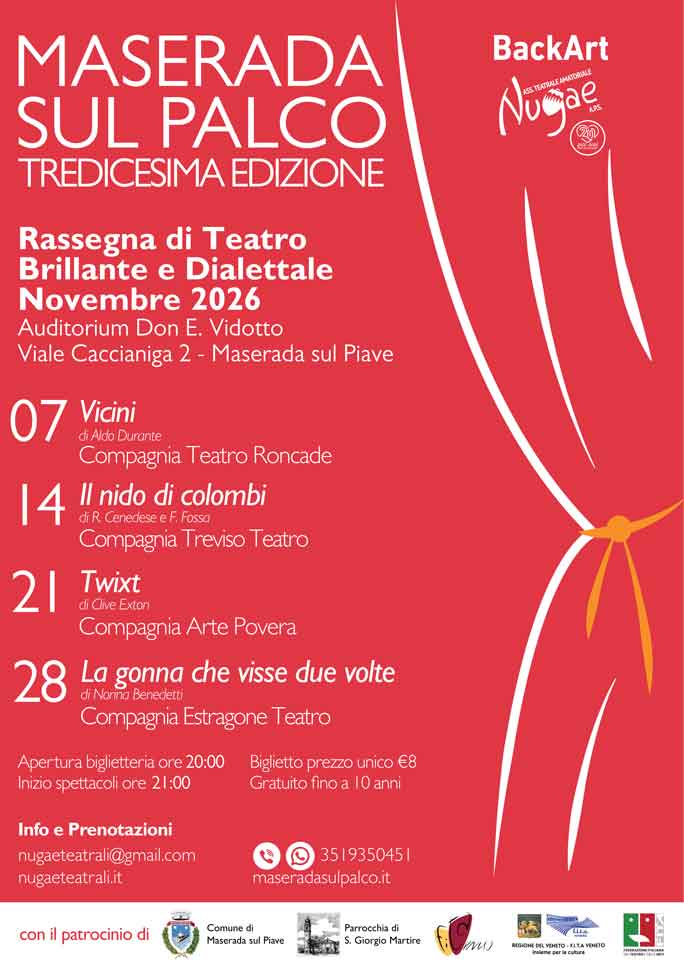 maserada sul palco rassegna di teatro maserada sul palco