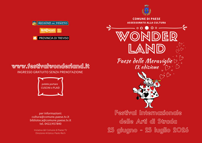 paese delle meraviglie wonderland festival internazionale delle arti di strada