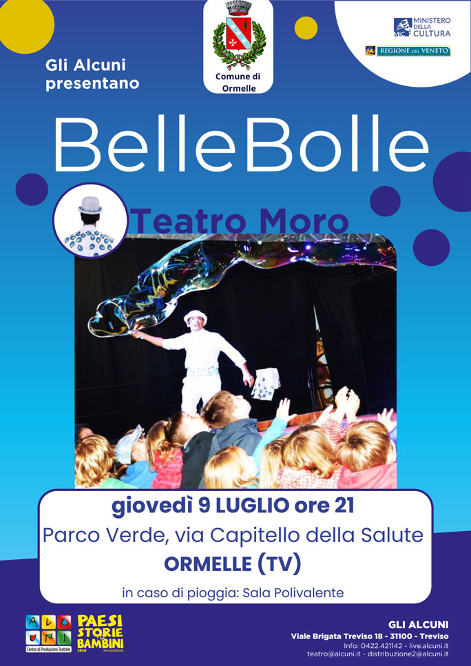 teatro moro spettacoloe belle bolle a ormelle