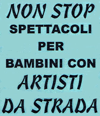 artisti da strada spettacoli per bambini