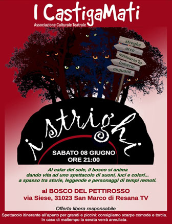 2024 resana Associazione Culturale Teatrale I CastigaMati Spettacolo itinerante I strighi 