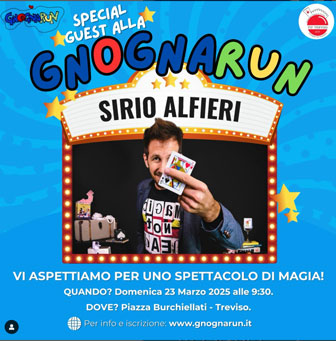 2025 sirio alfieri spettacolo di magia a treviso gnogna run