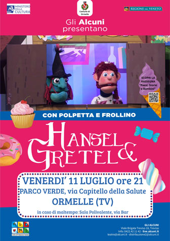 spettacolo di pupazzi hansel e gretel a ormelle