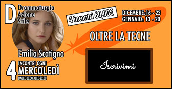 teatre connect teatro corsi on line drammaturgia azione stile emilia scatigno