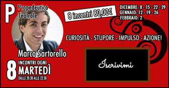 teatre connect teatro corsi on line propedeutica teatrale marco sartorello