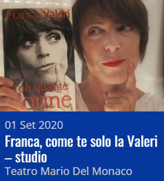 FRANCA, COME TE SOLO LA VALERI - studio 