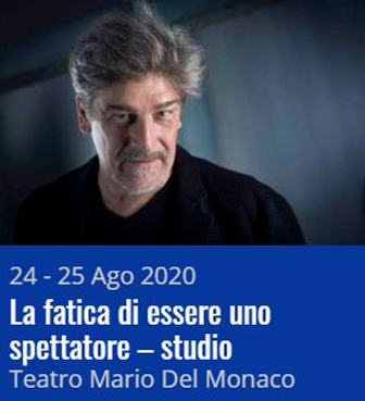 LA FATICA DI ESSERE UNO SPETTATORE - studio