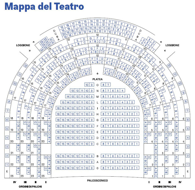 TREVISO TEATRO DEL MONACO mappa